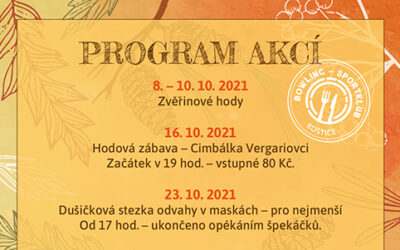 Program akcí – podzim 2021